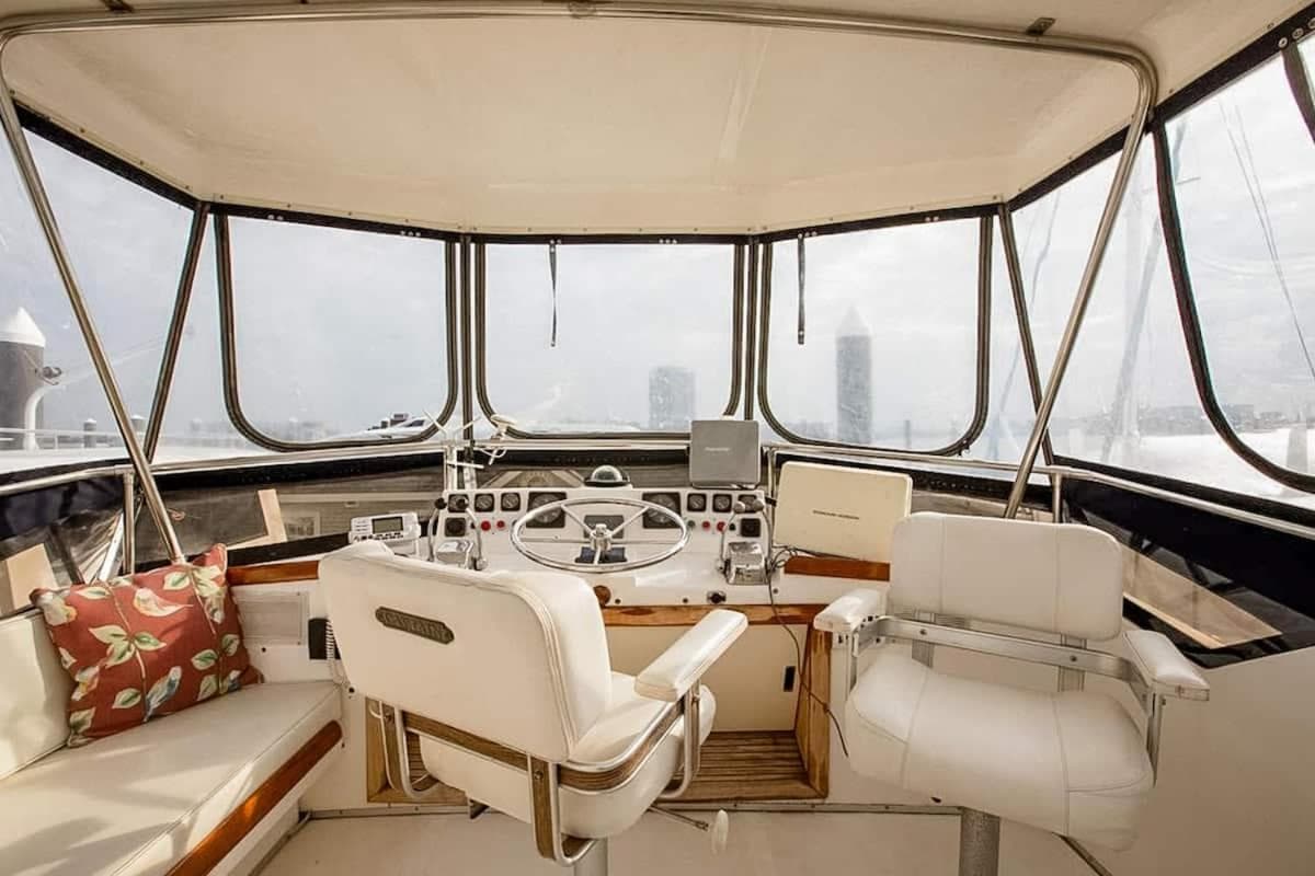 Photograph supplied for 2BR Spacious & Comfy 43' Yacht - Heat & AC - On the Freedom Trail - Best Nights Sleep