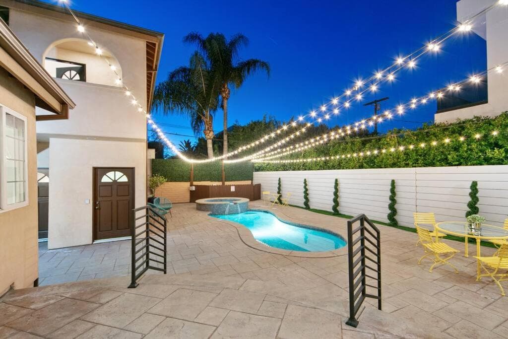 Photograph supplied for Beverly Grove Spanish Oasis with Pool and detached Guest House