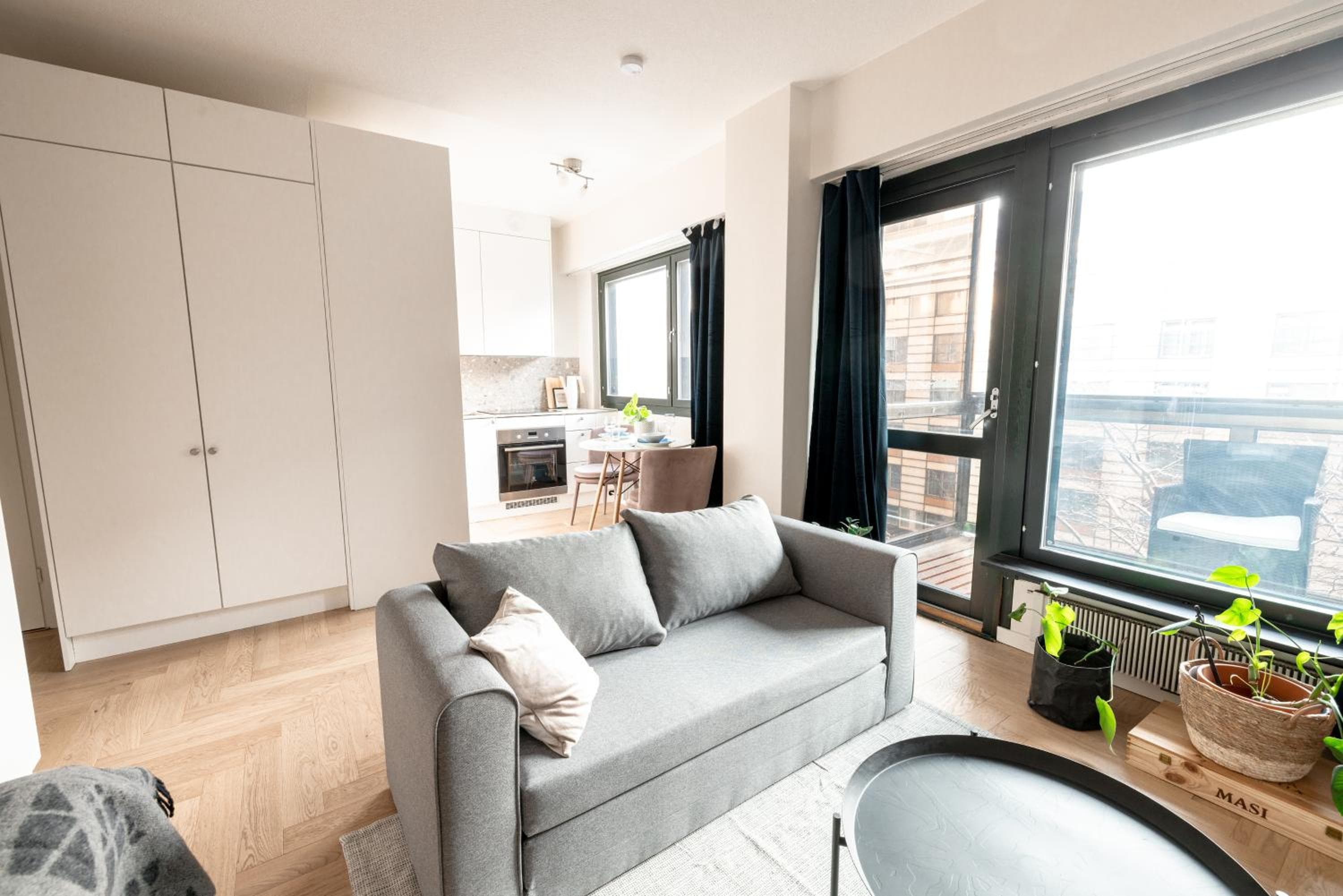 Photograph supplied for 2ndhomes Cozy high-quality Studio in Kluuvi with Balcony