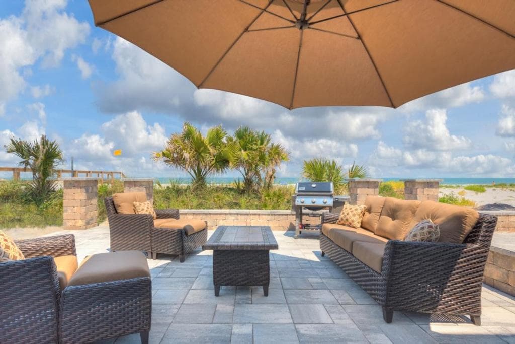 Photograph supplied for Shore To Please Beach Oceanfront Patio Pet Friendly