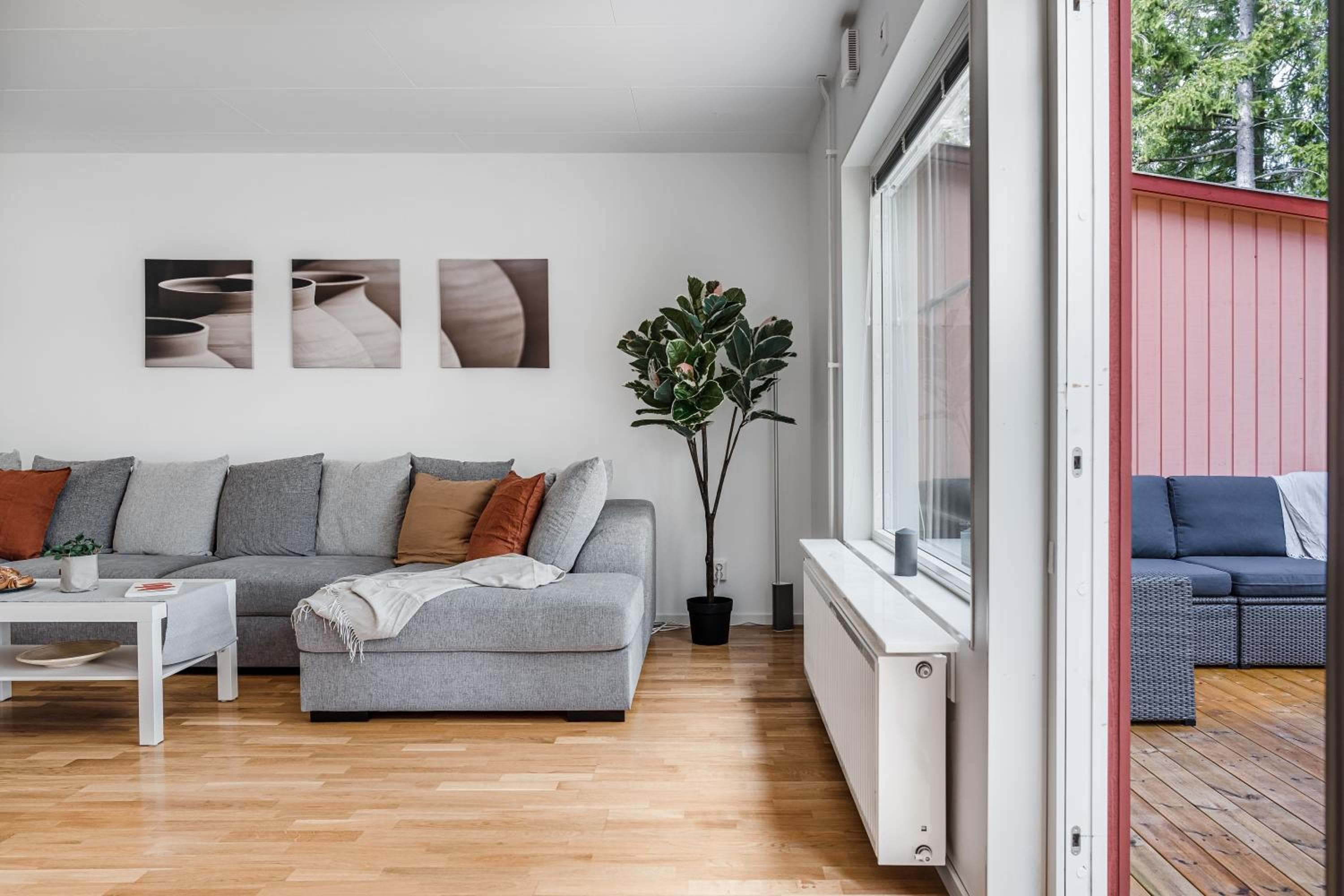 Photograph supplied for Uppsala Large family home beside forest