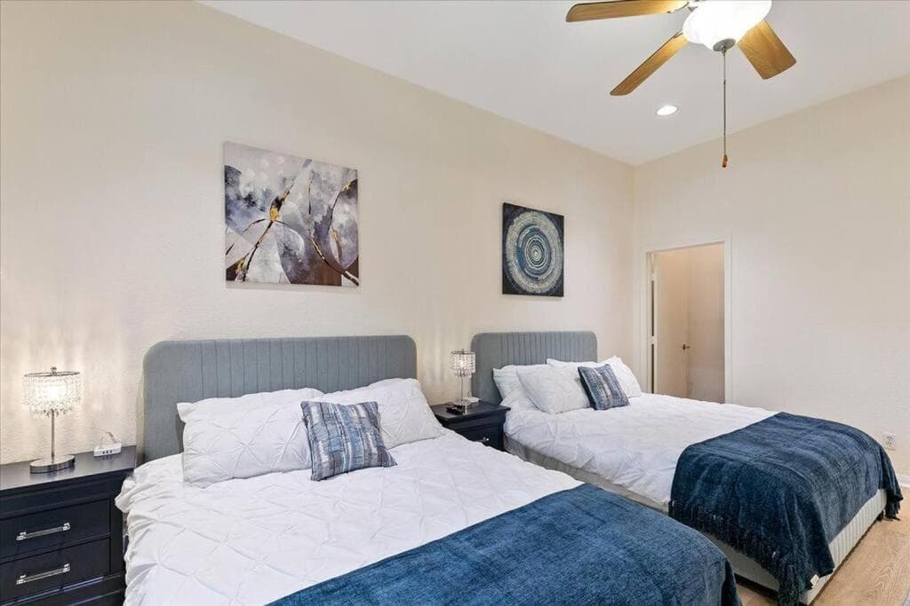 Photograph supplied for Bring the Crew! 4BR Luxe Pad, Backyard Magic & City at Your Door