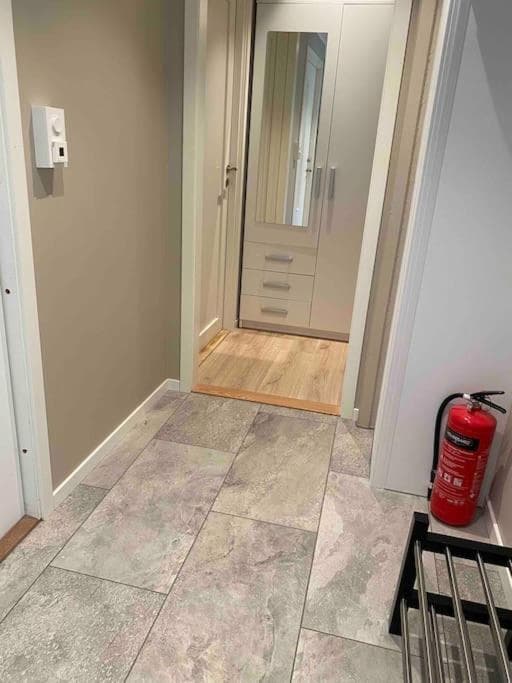 Photograph supplied for Modern apartment with free parking
