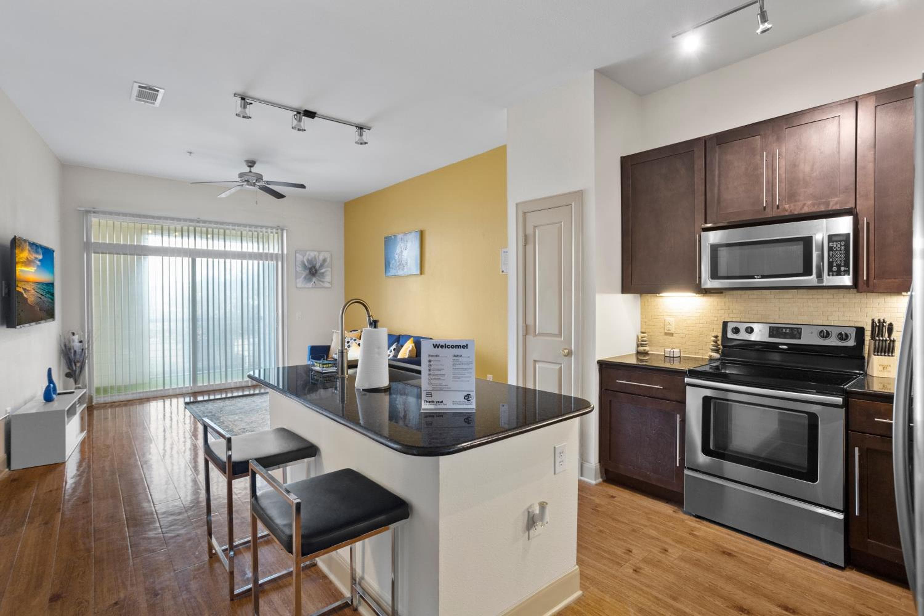 Photograph supplied for Modern 1BR Apt • City View • Med Center • Galleria