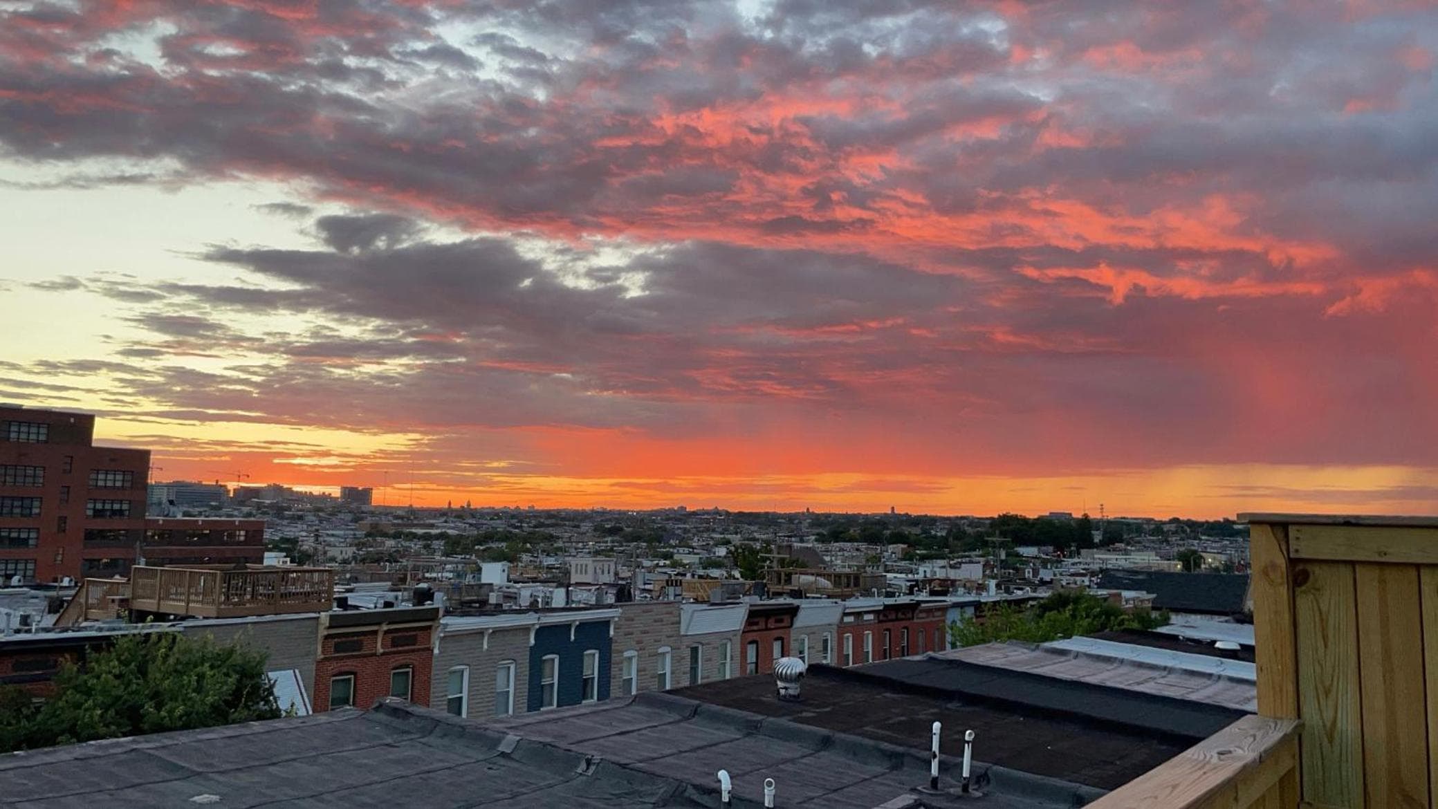 Photograph supplied for The Blue House! Modern+ Rooftop deck+ Parking