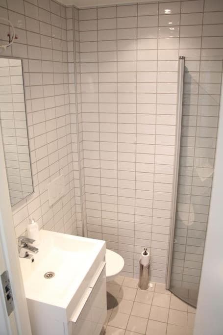 Photograph supplied for Quiet Top-Floor Studio in Central Oslo