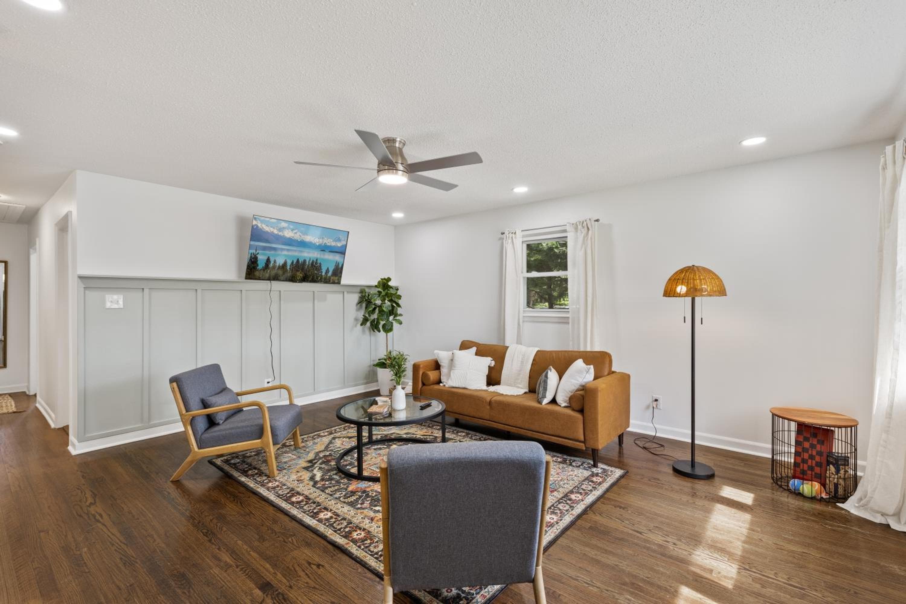 Photograph supplied for Cozy Brick Ranch Retreat-near DUKE, Dwntwn, RDU Airport