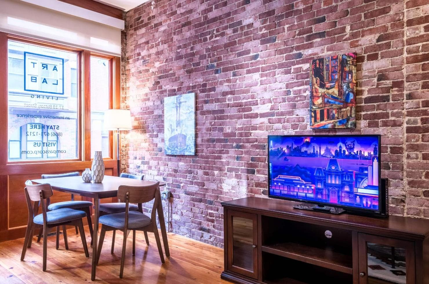 Photograph supplied for Historic Brick Apt In North End