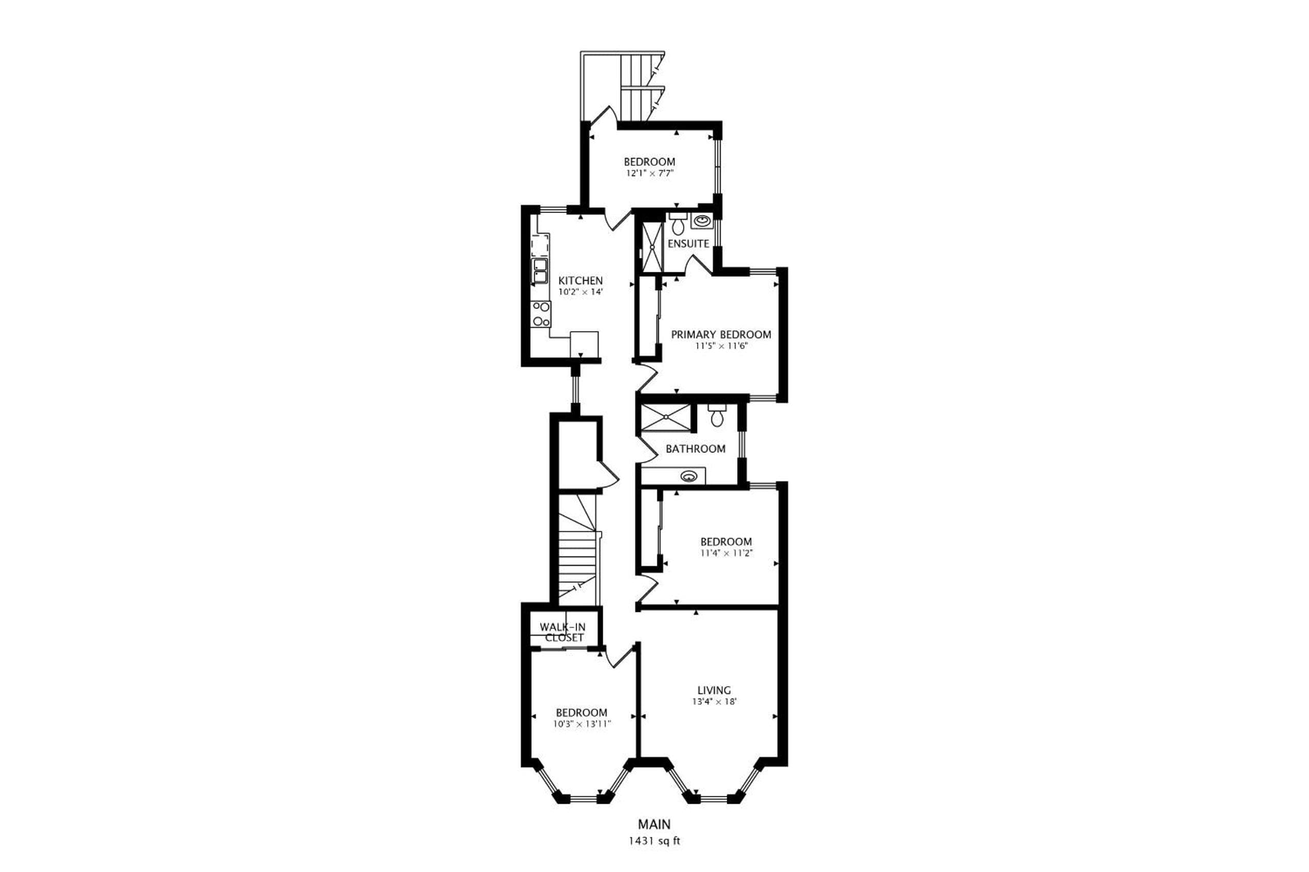 Photograph supplied for Spacious 4BR2BA Flat in Central SOMA