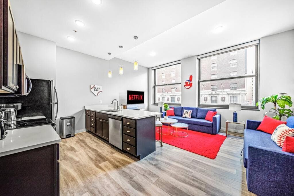 Photograph supplied for 2BR unit in the Heart of DT with view of Playhouse Square, Pool & Gym Access- 305
