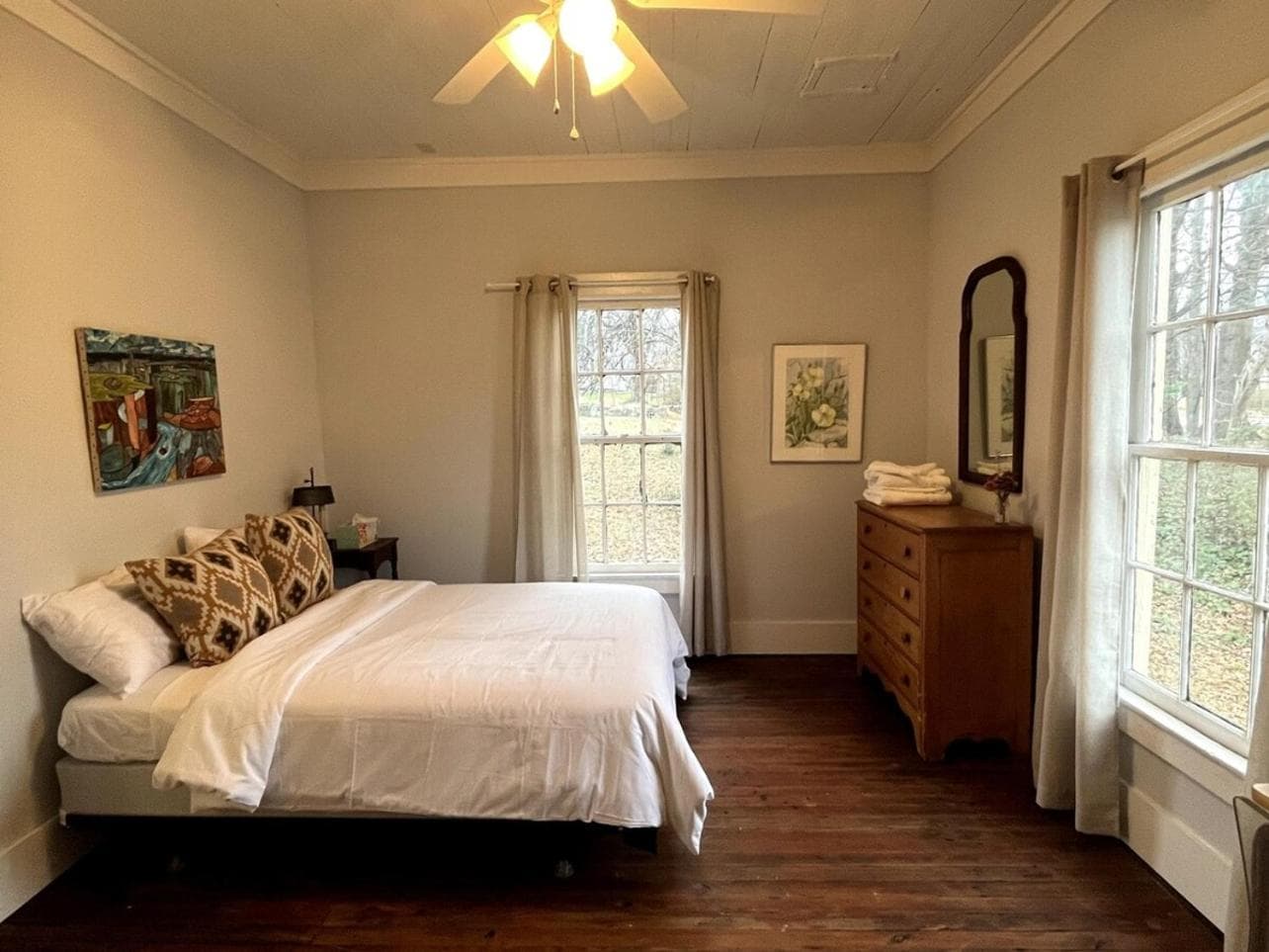Photograph supplied for Historic Durham Mill House Cozy 2BR Retreat