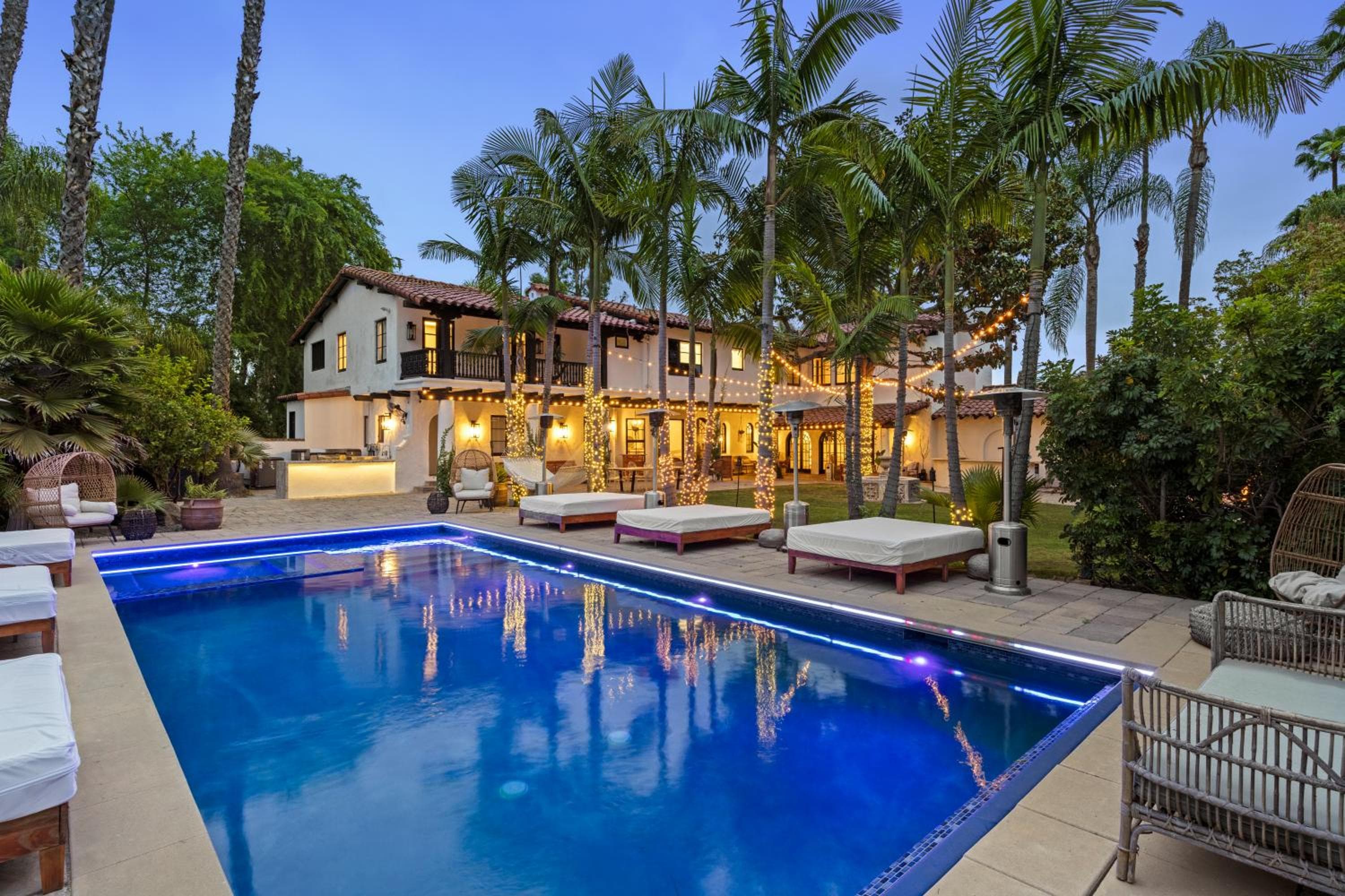 Photograph supplied for Contemporary Spanish Estate In Beverly Hills