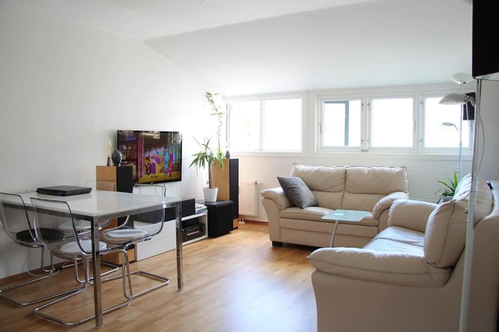 Photograph supplied for Modern & Spacious 60 sqm 2-Bedroom Apartment in Central Oslo