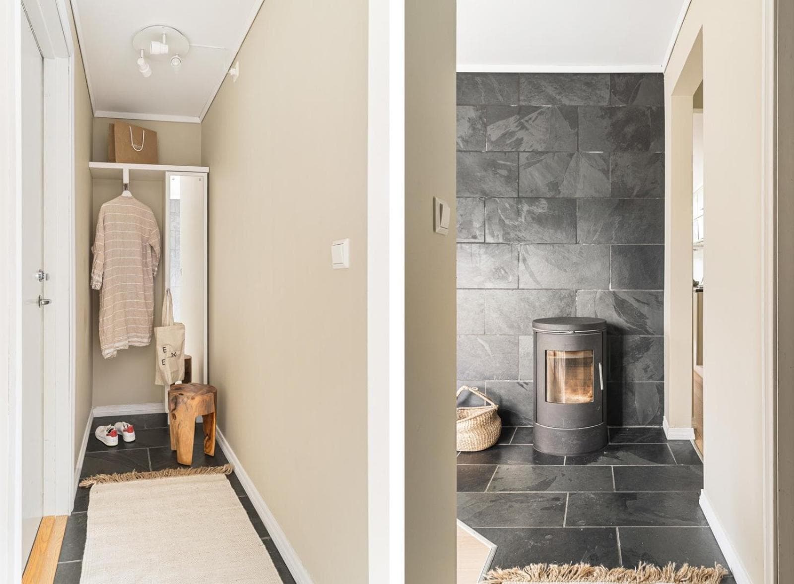 Photograph supplied for Sentral leilighet med parkering og peis