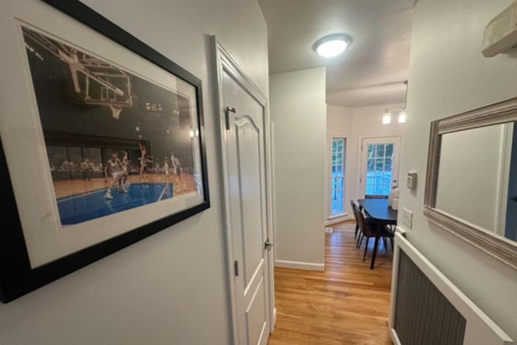 Photograph supplied for Durham Home with DUKE and UNC theme plus PICKLEBALL court