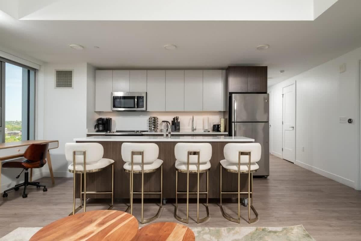 Photograph supplied for Central Serene Condo King Bed by MIT Harvard GYM