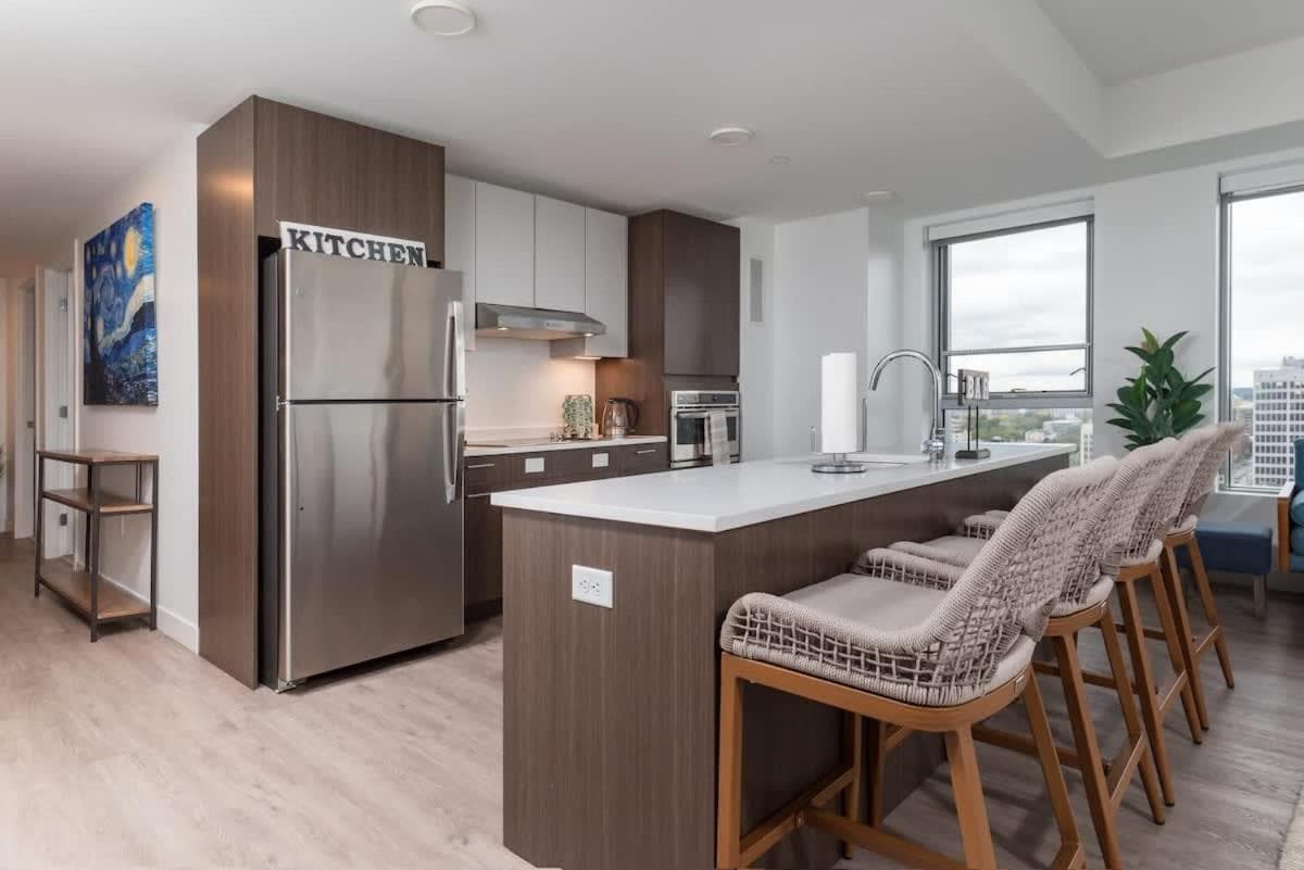 Photograph supplied for High Rise Retreat w City Skyline Views Shared Gym
