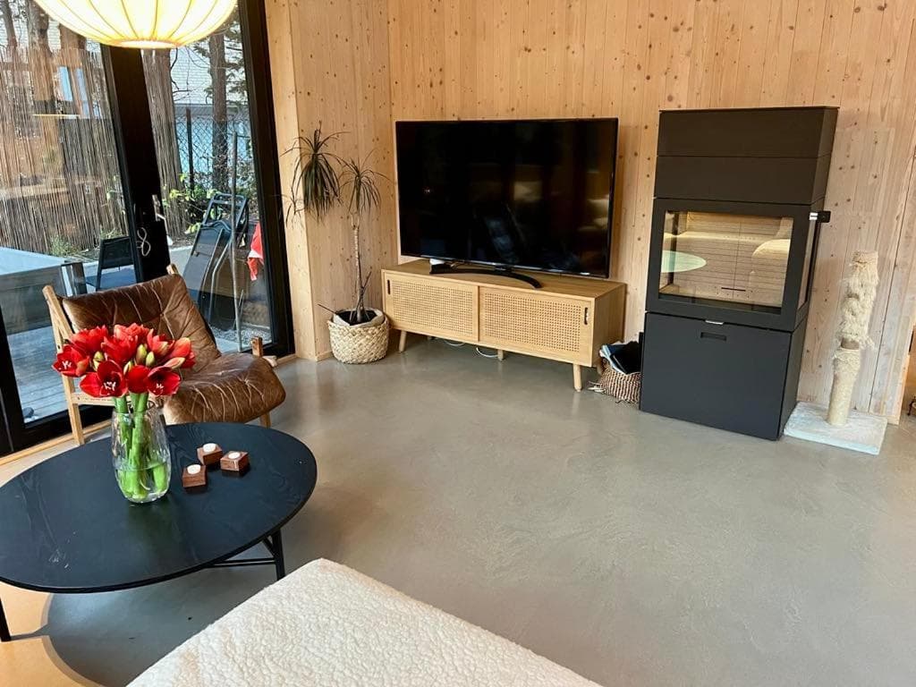 Photograph supplied for The Wooden House, Spacious, garden, new and modern