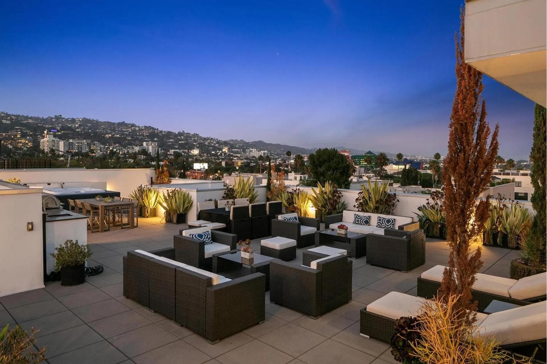 Photograph supplied for Luxury Beverly Hills Penthouse With Private Roof