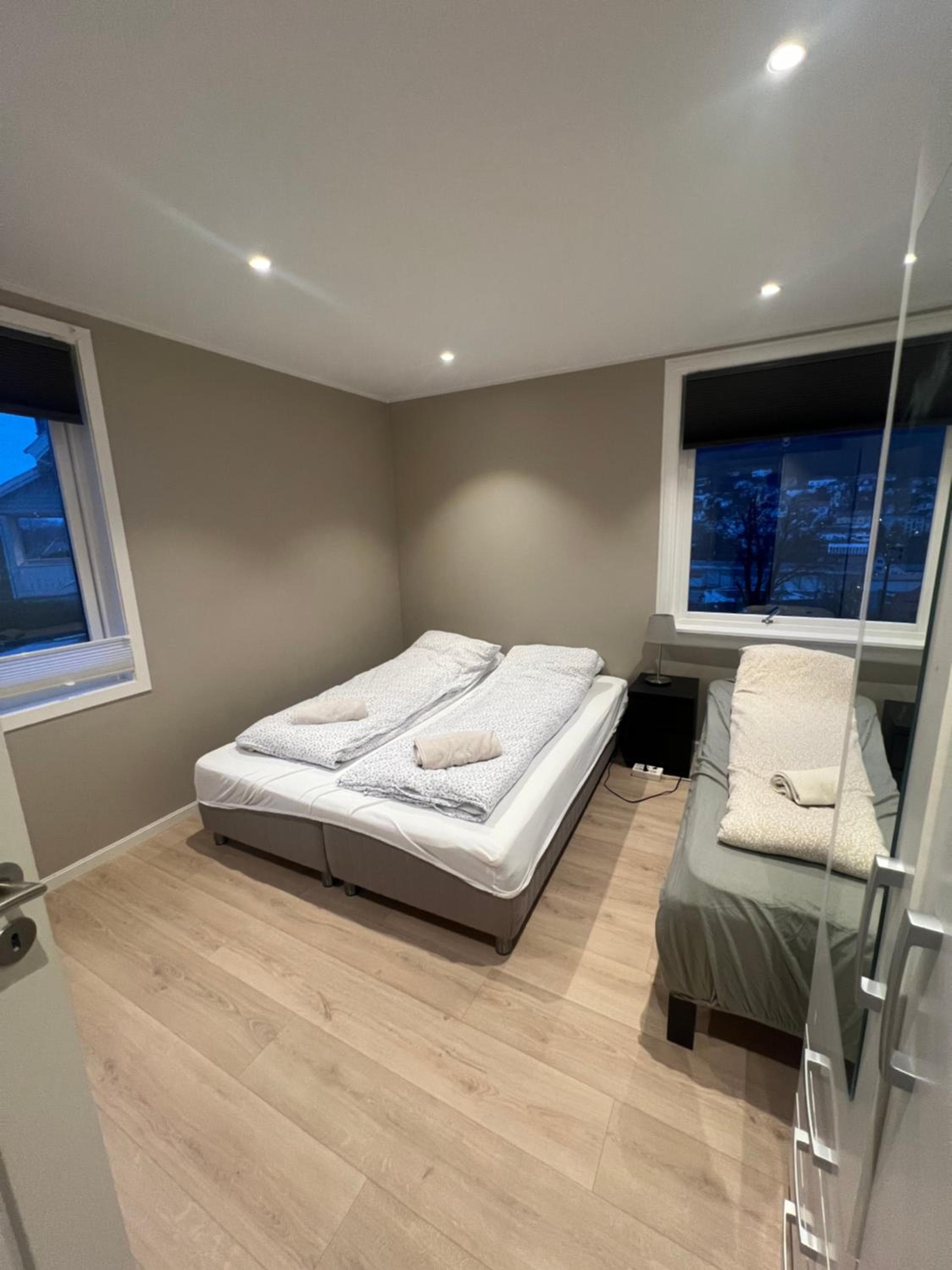 Photograph supplied for Modern apartment with free parking