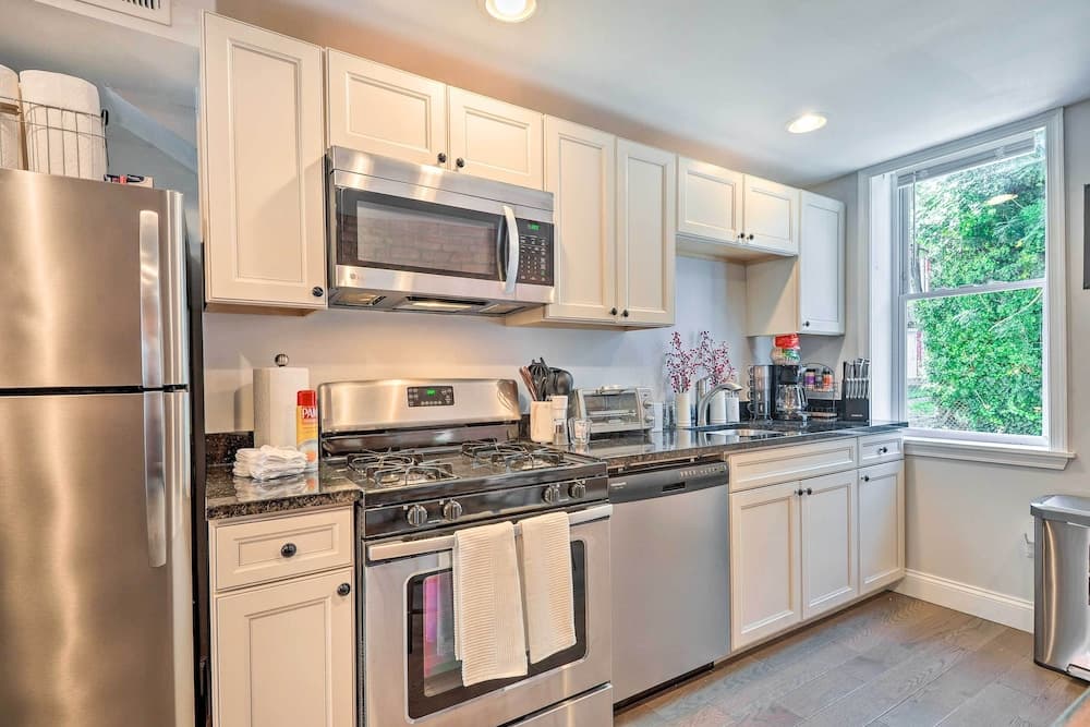 Photograph supplied for Central & Trendy Baltimore Townhome: Pets OK!