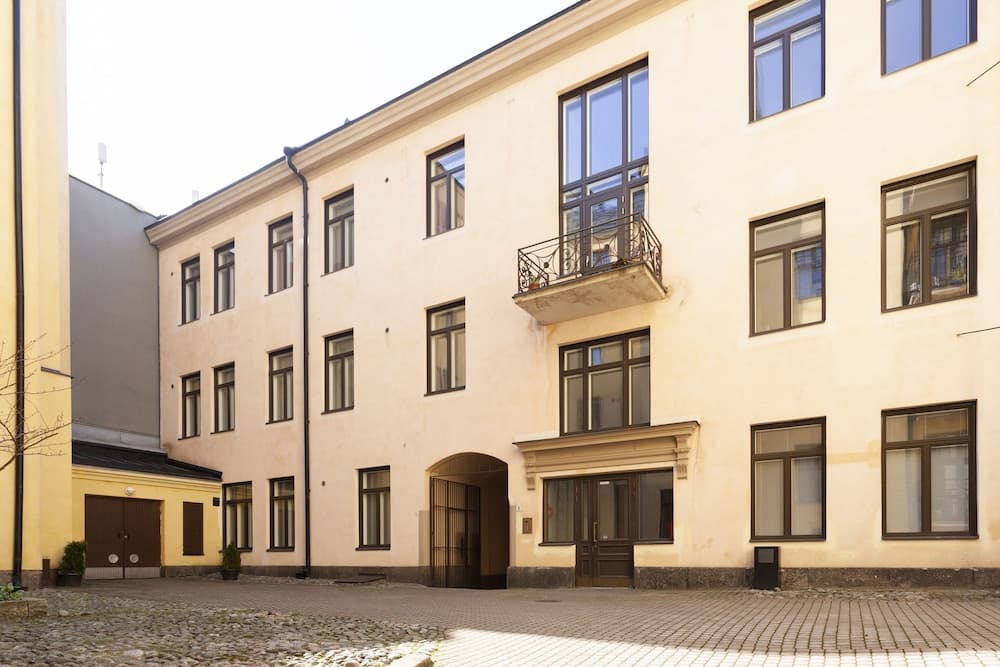 Photograph supplied for Compact studio in the center of Helsinki