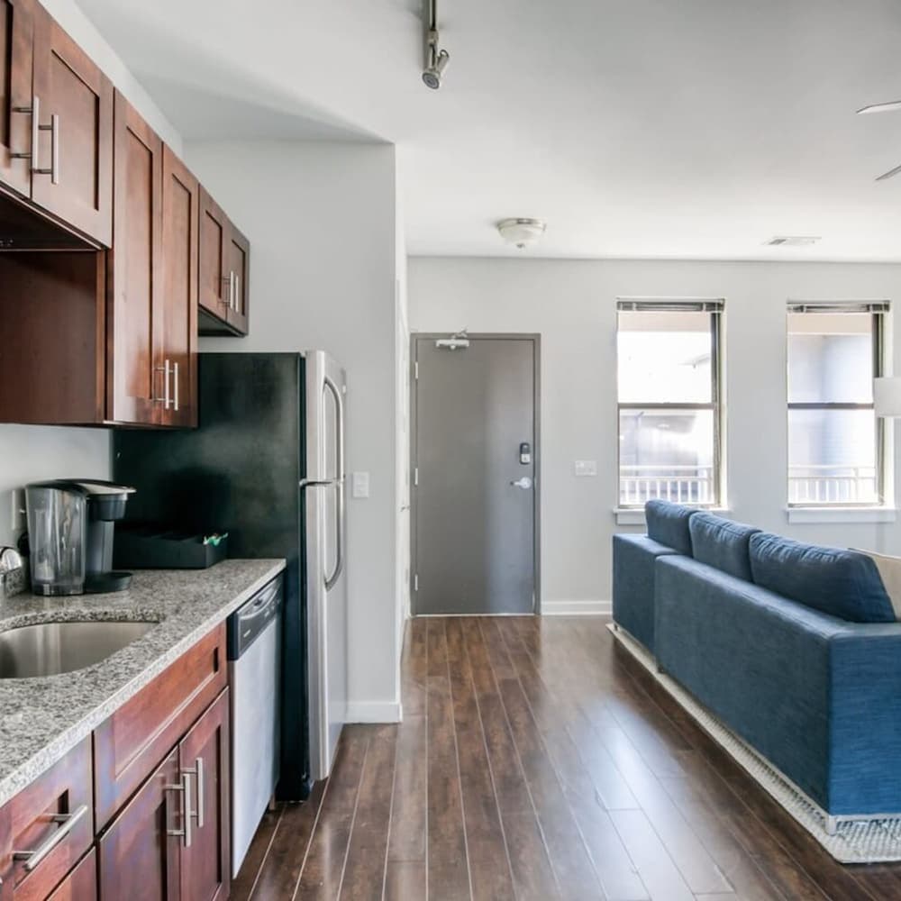 Photograph supplied for TWO Cozysuites Modern Music Row Condos w Parking