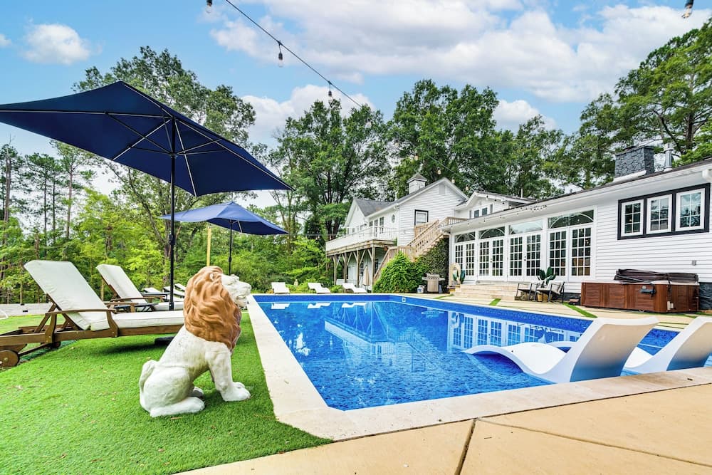 Photograph supplied for Spacious Durham Home w/ Fire Pit & Hot Tub!