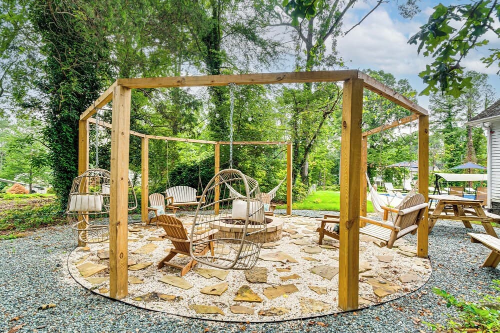Photograph supplied for Spacious Durham Home w/ Fire Pit & Hot Tub!