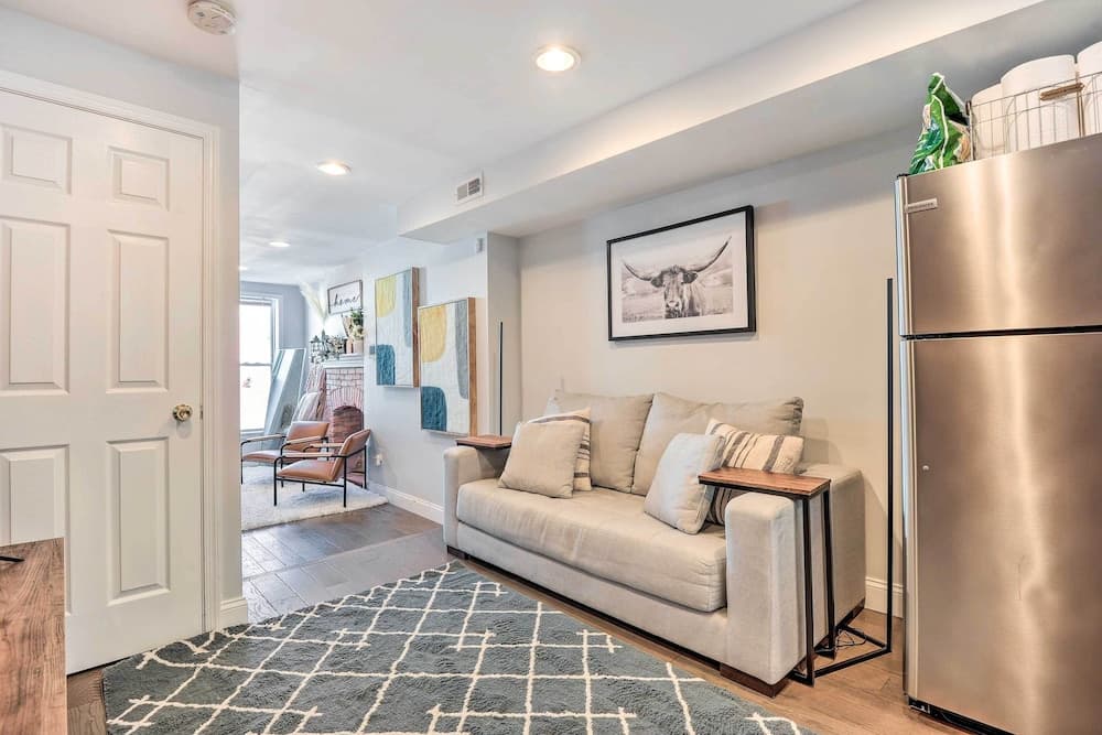 Photograph supplied for Central & Trendy Baltimore Townhome: Pets OK!