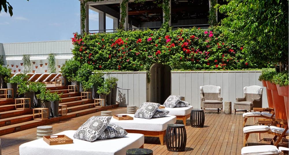 Photograph supplied for Mondrian Los Angeles