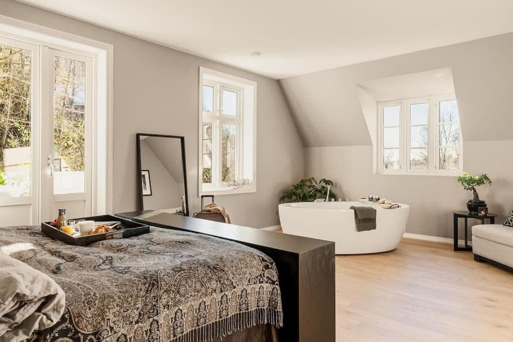 Photograph supplied for Villa Bergen. Historic luxury near the city centre