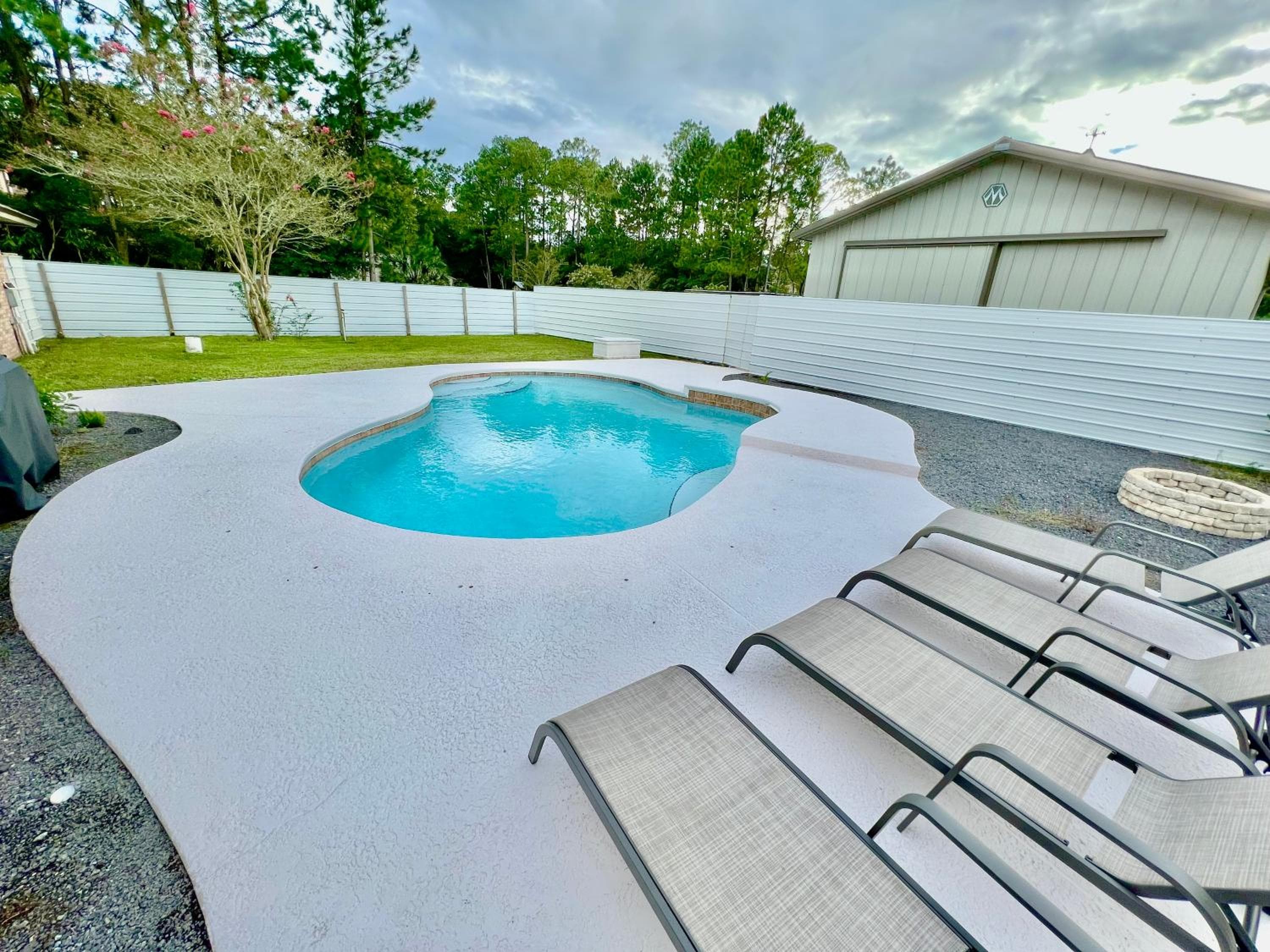 Photograph supplied for Beautiful Beach house with heated pool