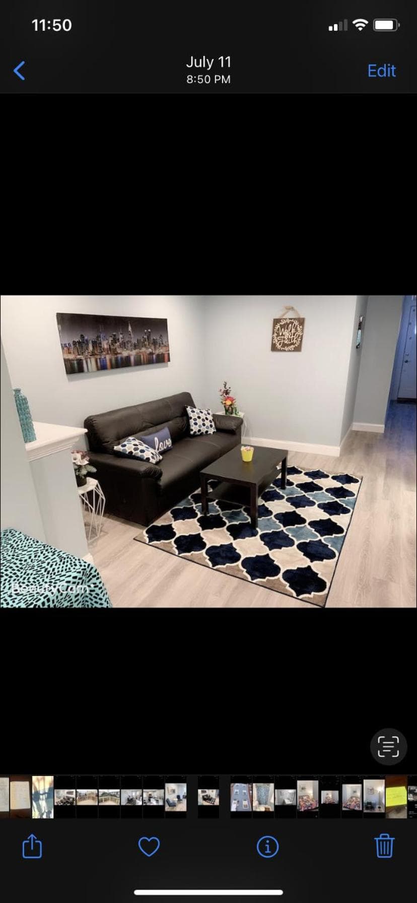 Photograph supplied for Beautiful bedroom with balcony