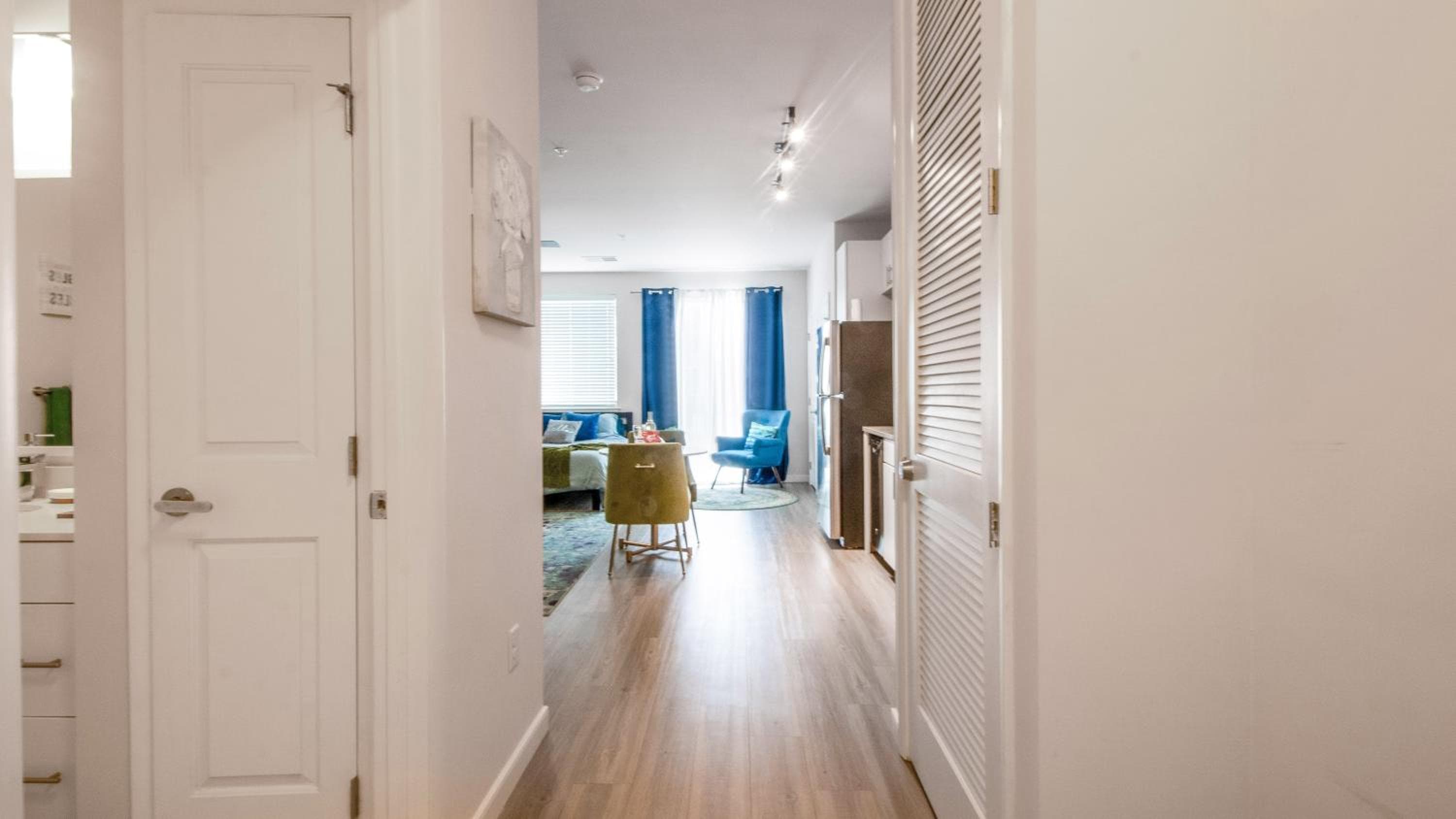 Photograph supplied for Stunning Studio with Balcony Views, Pool, and Gym