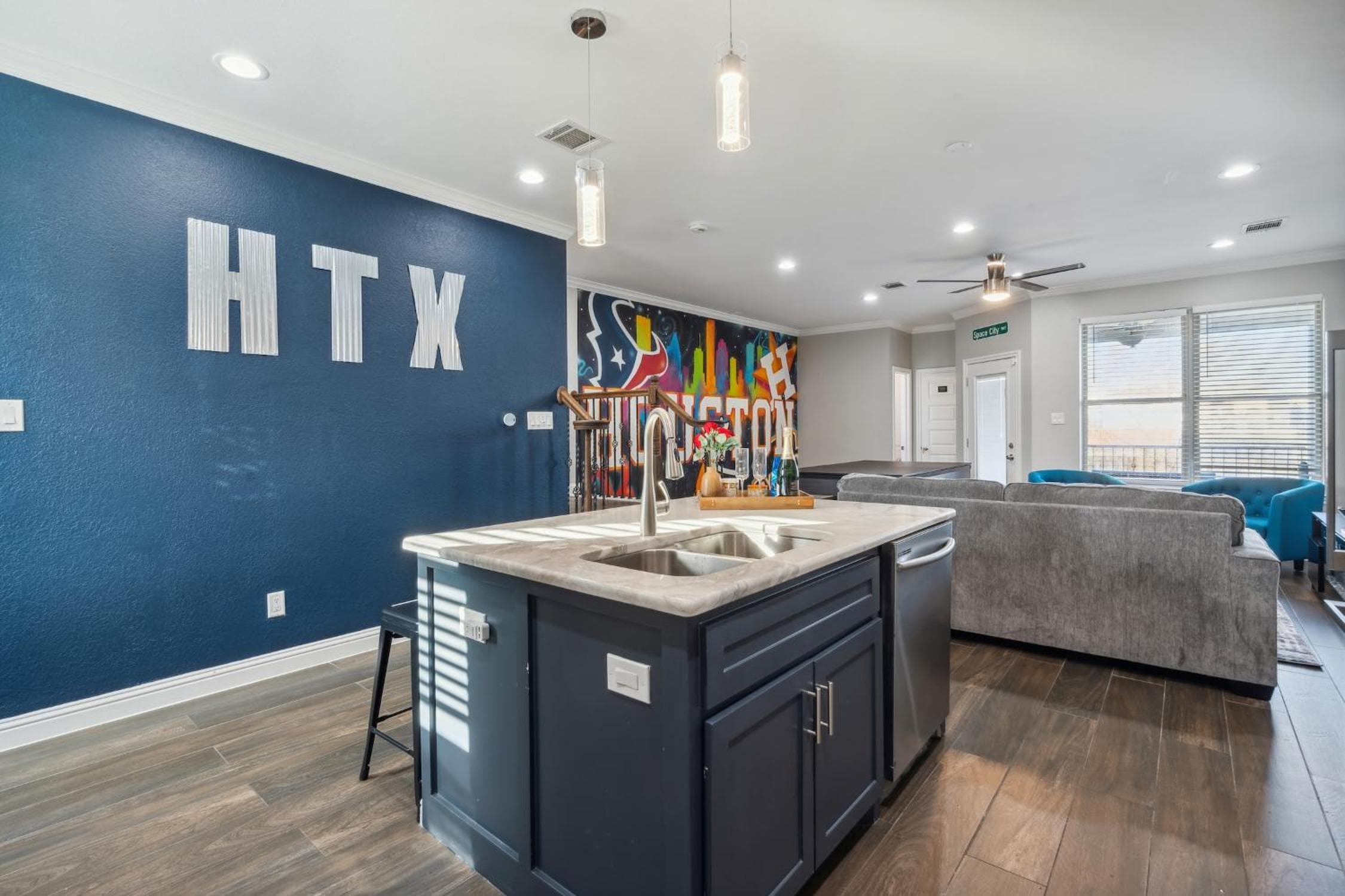 Photograph supplied for Sports-Themed Houston Haven