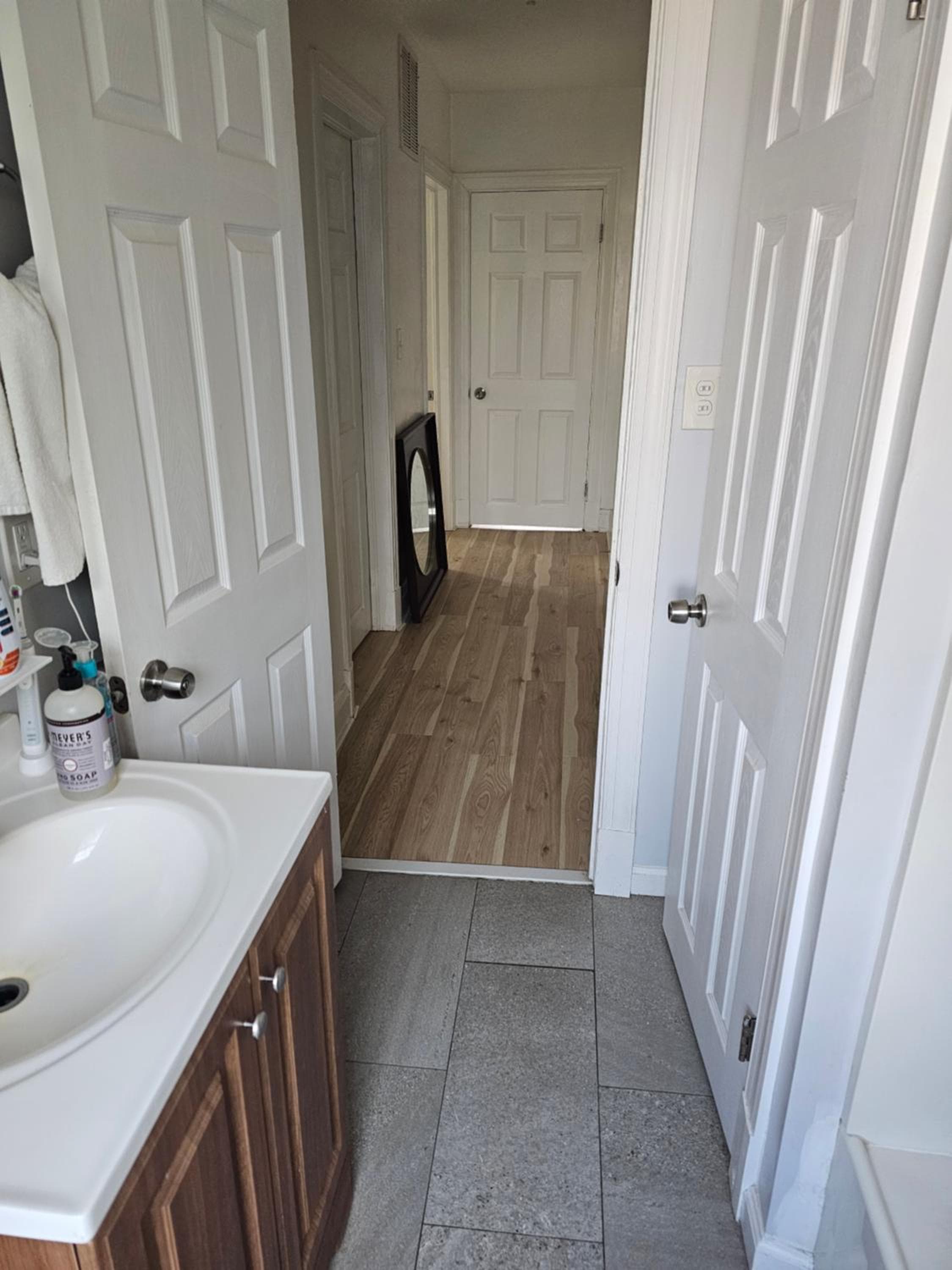 Photograph supplied for Small cozy room, shared bathroom