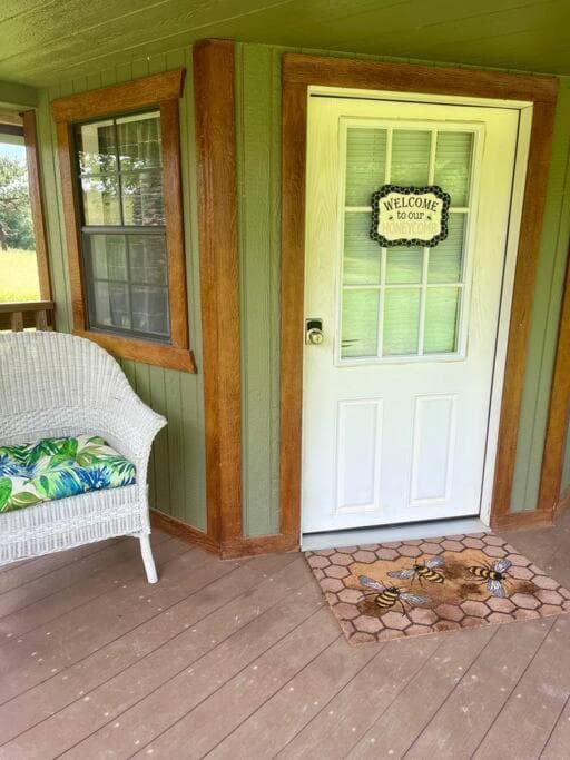 Photograph supplied for Tiny House peaceful in Durham
