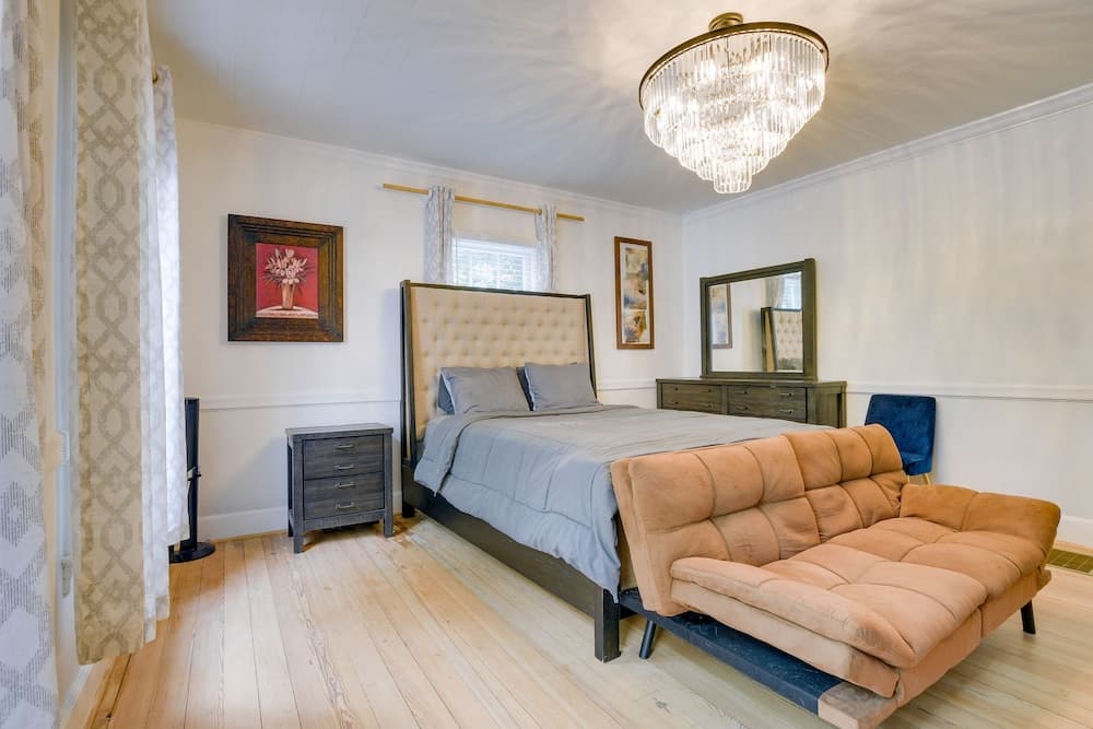 Photograph supplied for Spacious Durham Home w/ Fire Pit & Hot Tub!