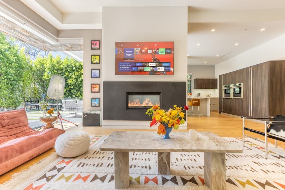 Photograph supplied for Luxe Weho Villa, Walk to Melrose Ave, Pool + Hot Tub North Vista by Avantstay