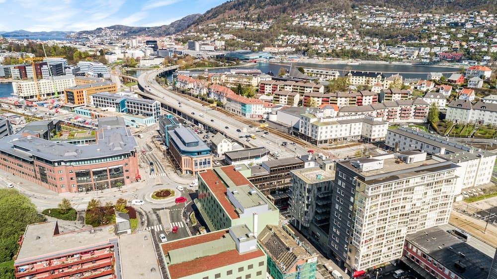 Photograph supplied for Bjørvika Apartments, Damsgård Area, Bergen city center